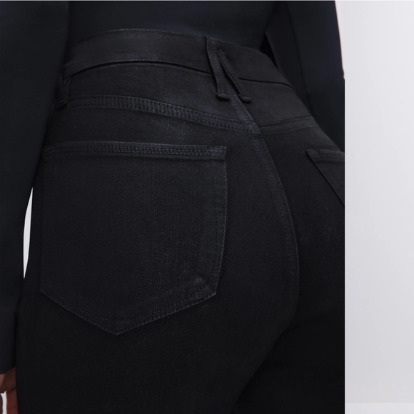 GOODLEGS COATED STRAIGHT JEANS - Picture 1 of 2